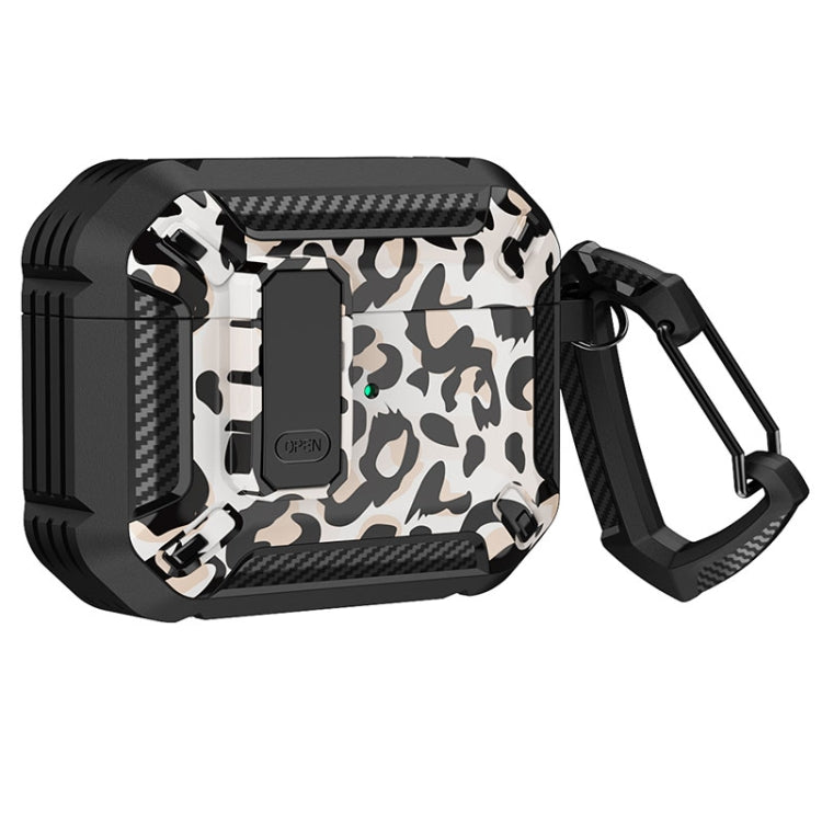 Two-Tone Printed Earphone Case with Switch Lock & Carabiner, For AirPods 1/2, For AirPods Pro����...