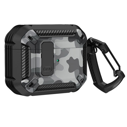 Two-Tone Printed Earphone Case with Switch Lock & Carabiner, For AirPods 1/2, For AirPods Pro����...
