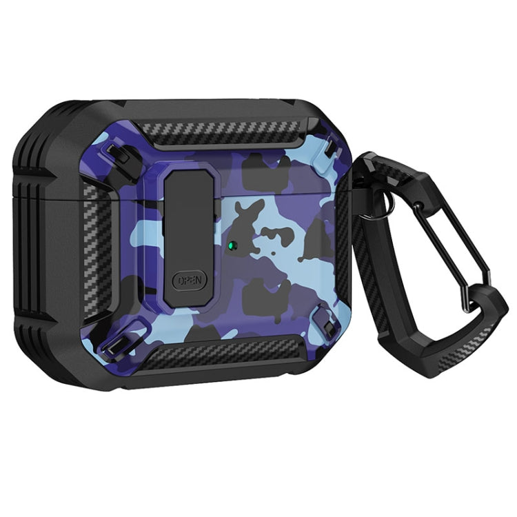 Two-Tone Printed Earphone Case with Switch Lock & Carabiner, For AirPods 1/2, For AirPods Pro����...
