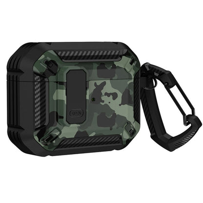 Two-Tone Printed Earphone Case with Switch Lock & Carabiner, For AirPods 1/2, For AirPods Pro����...