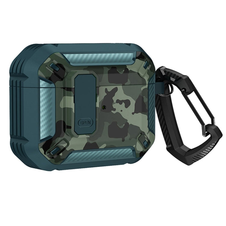 Two-Tone Printed Earphone Case with Switch Lock & Carabiner, For AirPods 1/2, For AirPods Pro����...