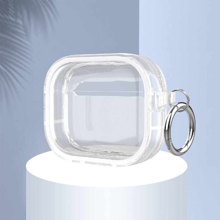 Two-color Photo Frame PC+TPU Anti-fall Wireless Earphone Case with Hook, For AirPods 3�����������...