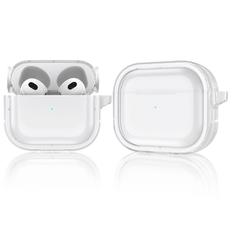 Two-color Photo Frame PC+TPU Anti-fall Wireless Earphone Case with Hook, For AirPods 3�����������...