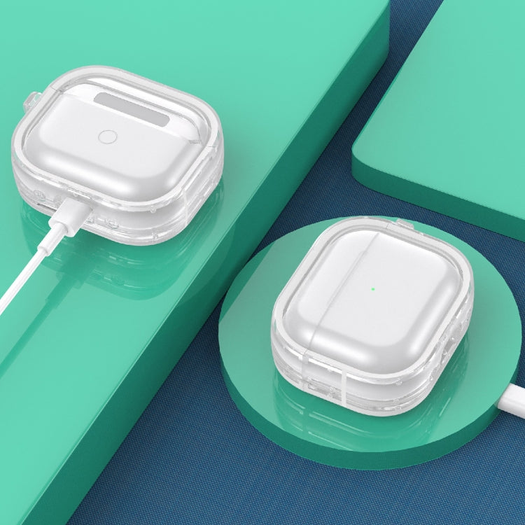 Two-color Photo Frame PC+TPU Anti-fall Wireless Earphone Case with Hook, For AirPods 3�����������...
