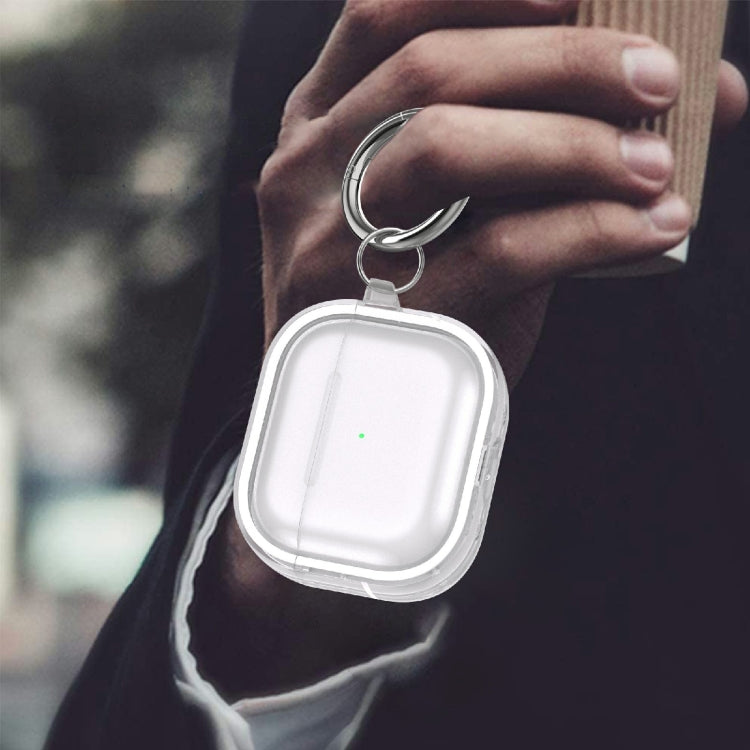 Two-color Photo Frame PC+TPU Anti-fall Wireless Earphone Case with Hook, For AirPods 3�����������...