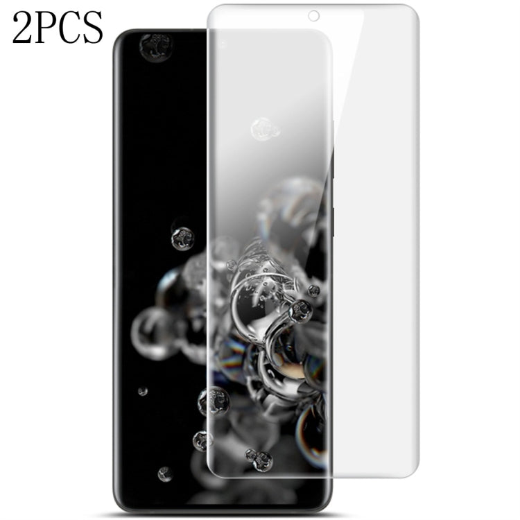 2 PCS IMAK Curved Full Screen Hydrogel Film, for Galaxy S20 5G, for Galaxy S20 Ultra 5G����������...