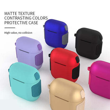 2 in 1 Matte Texture Contrast Color PC + TPU Earphone Case, For AirPods 2 / 1, For AirPods 3�����...