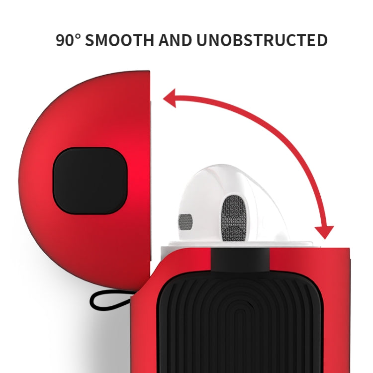 2 in 1 Matte Texture Contrast Color PC + TPU Earphone Case, For AirPods 2 / 1, For AirPods 3�����...