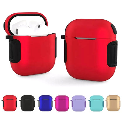 2 in 1 Matte Texture Contrast Color PC + TPU Earphone Case, For AirPods 2 / 1, For AirPods 3�����...