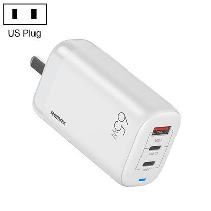 REMAX RP-U55 Territory Series 65W USB+Dual USB-C / Type-C Interface Fast Charger, Specification:U...