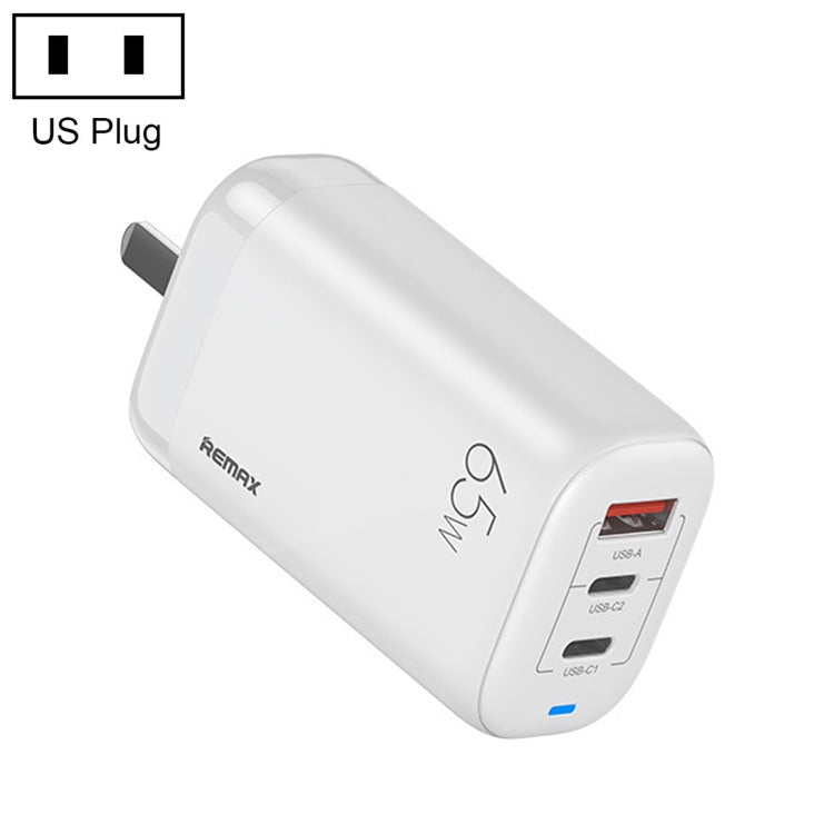 REMAX RP-U55 Territory Series 65W USB+Dual USB-C / Type-C Interface Fast Charger, Specification:U...