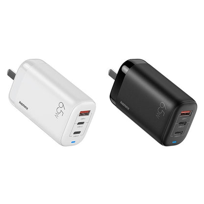 REMAX RP-U55 Territory Series 65W USB+Dual USB-C / Type-C Interface Fast Charger, Specification:U...