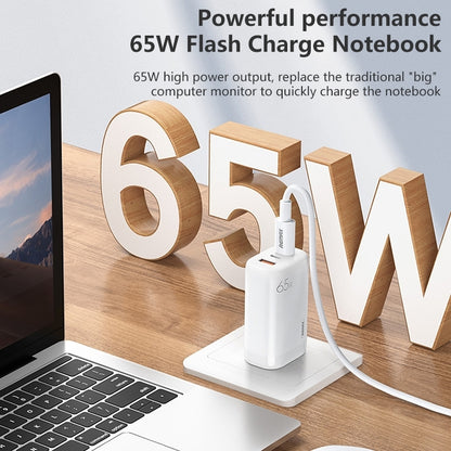 REMAX RP-U55 Territory Series 65W USB+Dual USB-C / Type-C Interface Fast Charger, Specification:U...