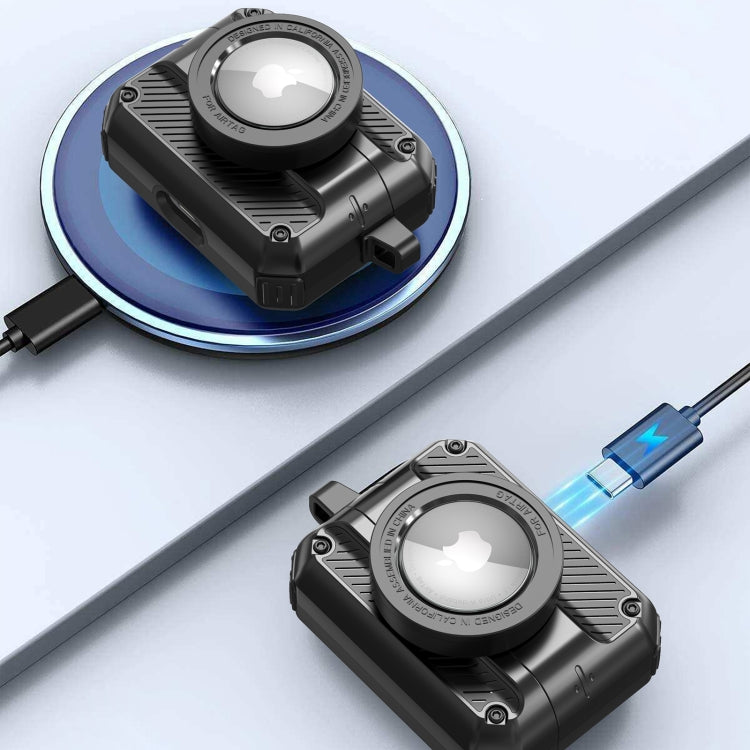 Automatic Flip Switch TPU+PC Earphone Case with AirTag, For AirPods Pro, For AirPods 1/2���������...