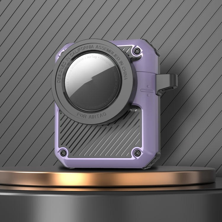 Automatic Flip Switch TPU+PC Earphone Case with AirTag, For AirPods Pro, For AirPods 1/2���������...