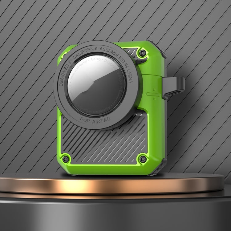 Automatic Flip Switch TPU+PC Earphone Case with AirTag