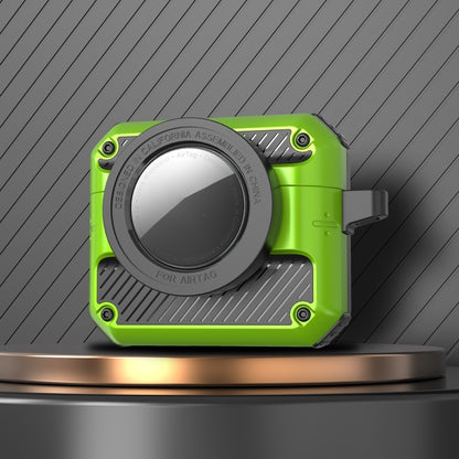 Automatic Flip Switch TPU+PC Earphone Case with AirTag