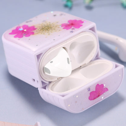 For AirPods 1 / 2 Beautiful Ladies Flowers Pattern Wireless Earphone Protective Case�������������...