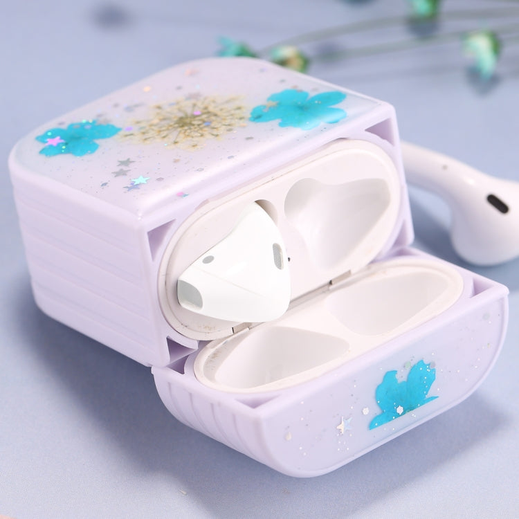 For AirPods 1 / 2 Beautiful Ladies Flowers Pattern Wireless Earphone Protective Case�������������...