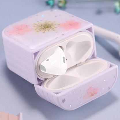 For AirPods 1 / 2 Beautiful Ladies Flowers Pattern Wireless Earphone Protective Case�������������...