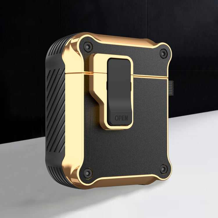 Wireless Earphone Eagle Electroplating Protective Case with Hook, For AirPods 1 / 2, For AirPods ...