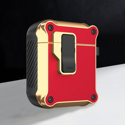 Wireless Earphone Eagle Electroplating Protective Case with Hook, For AirPods 1 / 2, For AirPods ...