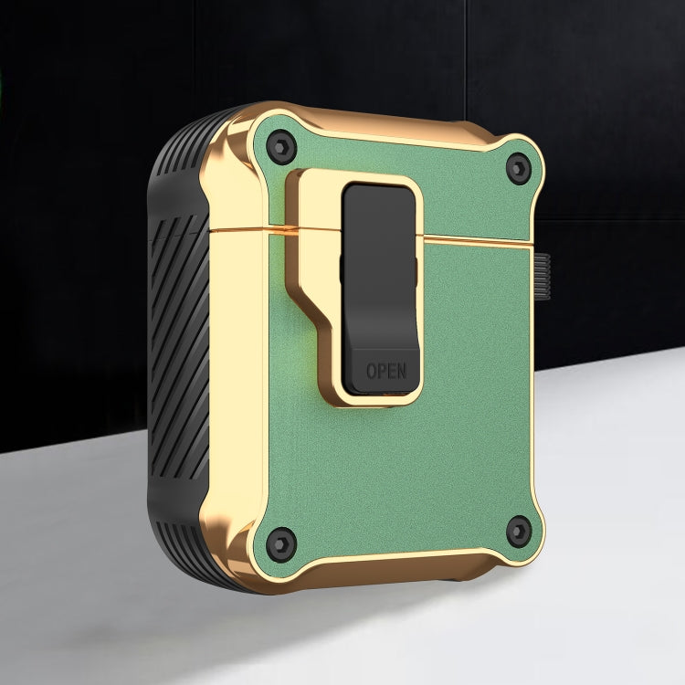 Wireless Earphone Eagle Electroplating Protective Case with Hook, For AirPods 1 / 2, For AirPods ...