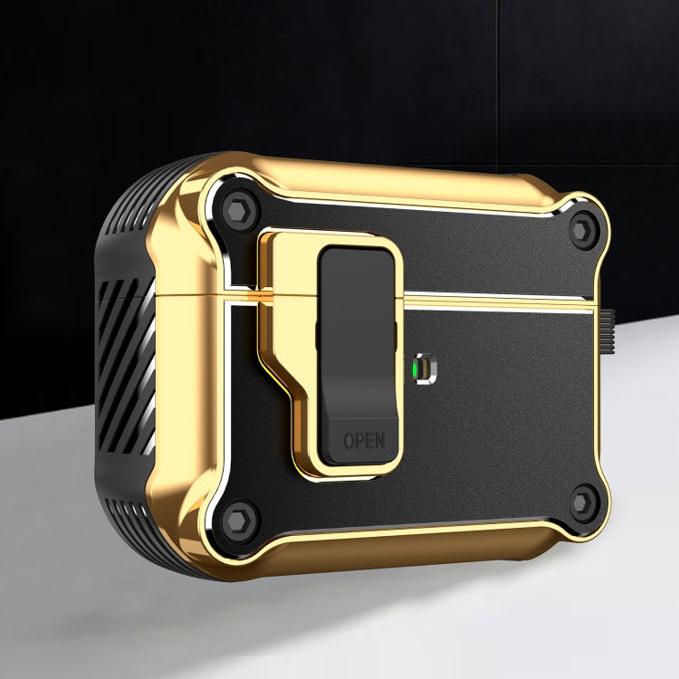 Wireless Earphone Eagle Electroplating Protective Case with Hook, For AirPods 1 / 2, For AirPods ...