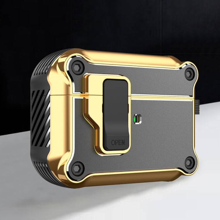 Wireless Earphone Eagle Electroplating Protective Case with Hook, For AirPods 1 / 2, For AirPods ...