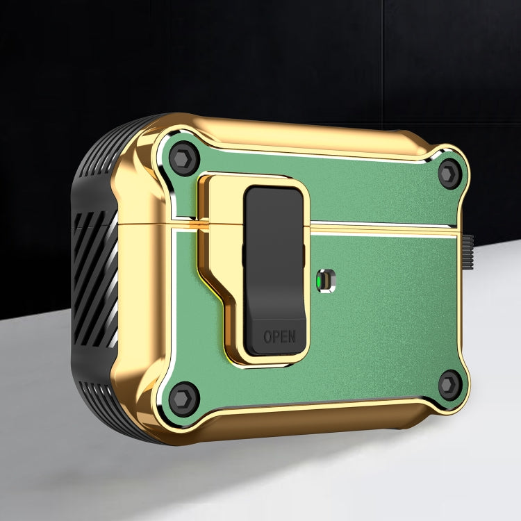 Wireless Earphone Eagle Electroplating Protective Case with Hook, For AirPods 1 / 2, For AirPods ...