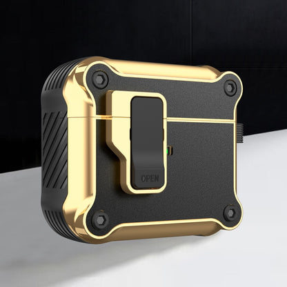 Wireless Earphone Eagle Electroplating Protective Case with Hook, For AirPods 1 / 2, For AirPods ...
