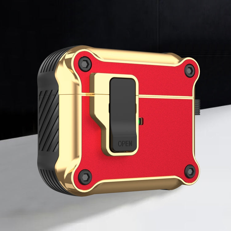 Wireless Earphone Eagle Electroplating Protective Case with Hook, For AirPods 1 / 2, For AirPods ...