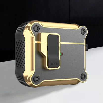 Wireless Earphone Eagle Electroplating Protective Case with Hook, For AirPods 1 / 2, For AirPods ...