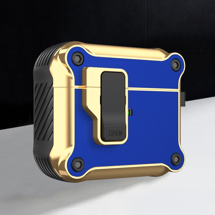 Wireless Earphone Eagle Electroplating Protective Case with Hook, For AirPods 1 / 2, For AirPods ...