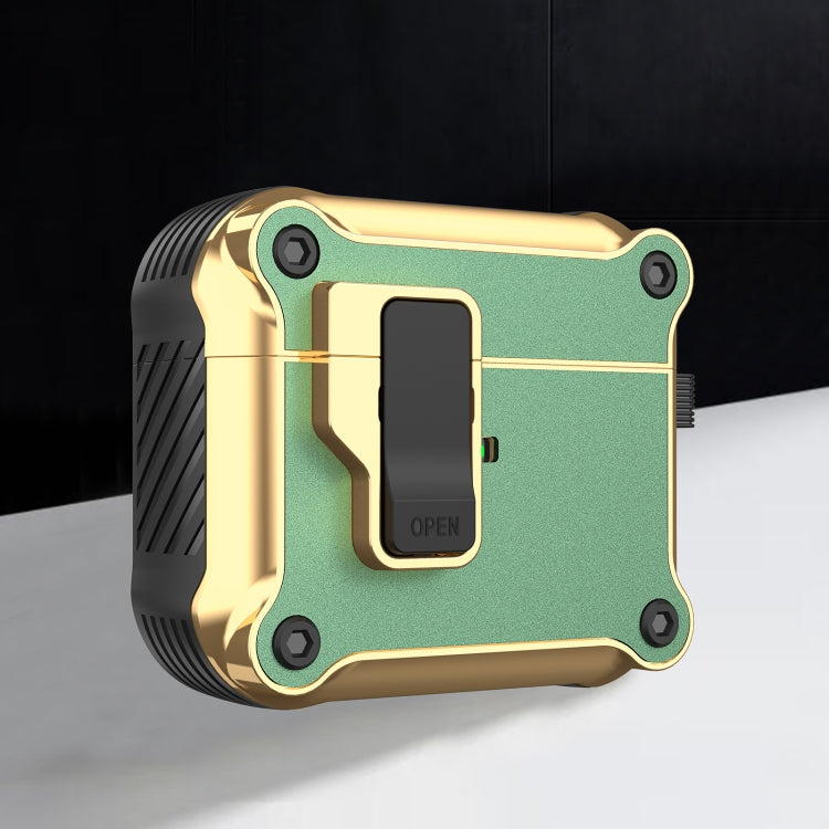Wireless Earphone Eagle Electroplating Protective Case with Hook, For AirPods 1 / 2, For AirPods ...