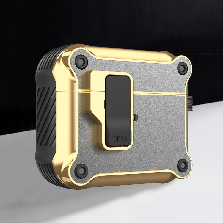 Wireless Earphone Eagle Electroplating Protective Case with Hook, For AirPods 1 / 2, For AirPods ...