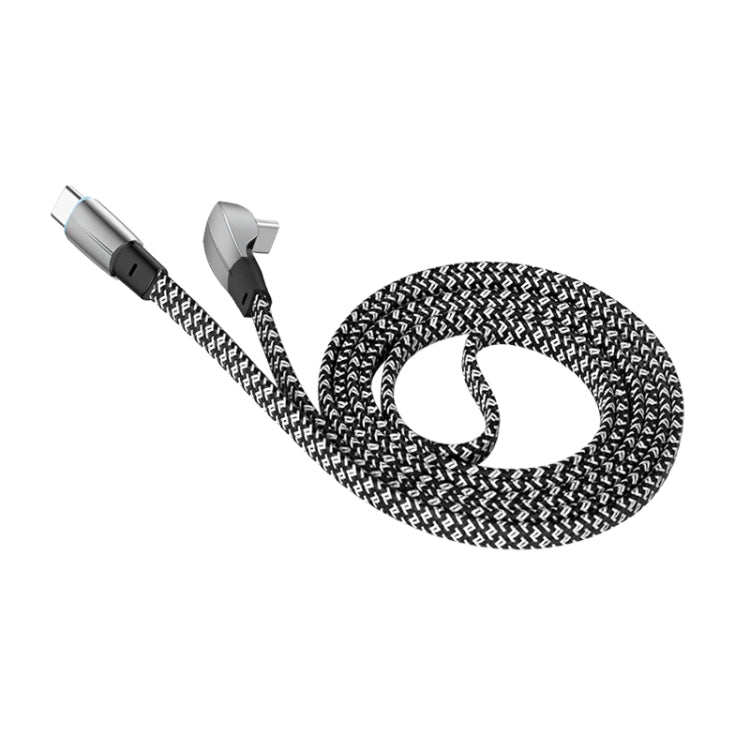 3A USB-C/Type-C to USB-C/Type-C Elbow Fast Charge Data Cable, 3A Type-C to Type-C 1.2m�����������...