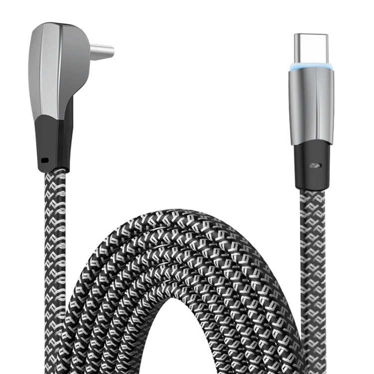 3A USB-C/Type-C to USB-C/Type-C Elbow Fast Charge Data Cable, 3A Type-C to Type-C 1.2m�����������...