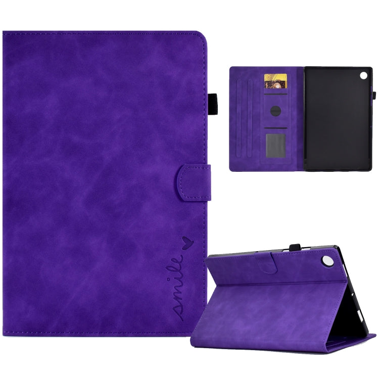 Embossed Smile Flip Tablet Leather Case, For Samsung Galaxy Tab A8 10.5 2021���������������������...
