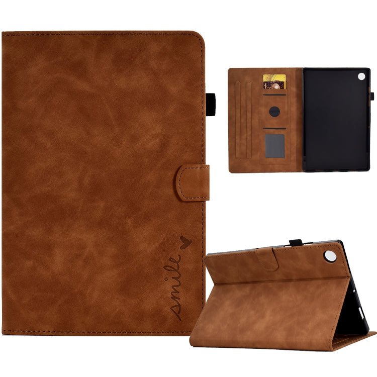 Embossed Smile Flip Tablet Leather Case, For Samsung Galaxy Tab A8 10.5 2021���������������������...