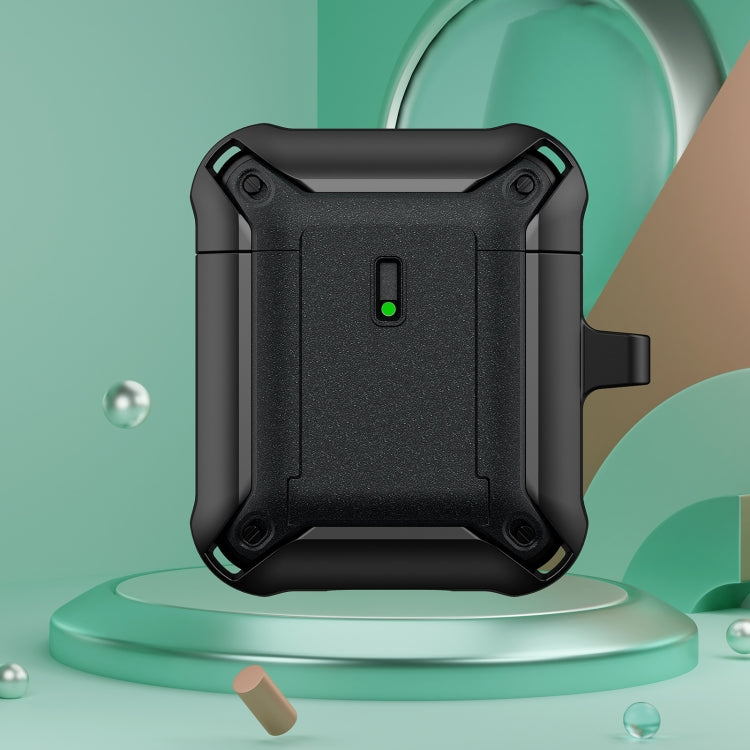 Sliding Buckle Wireless Earphone Protective Case with Hook, For AirPods 1 / 2, For AirPods Pro���...