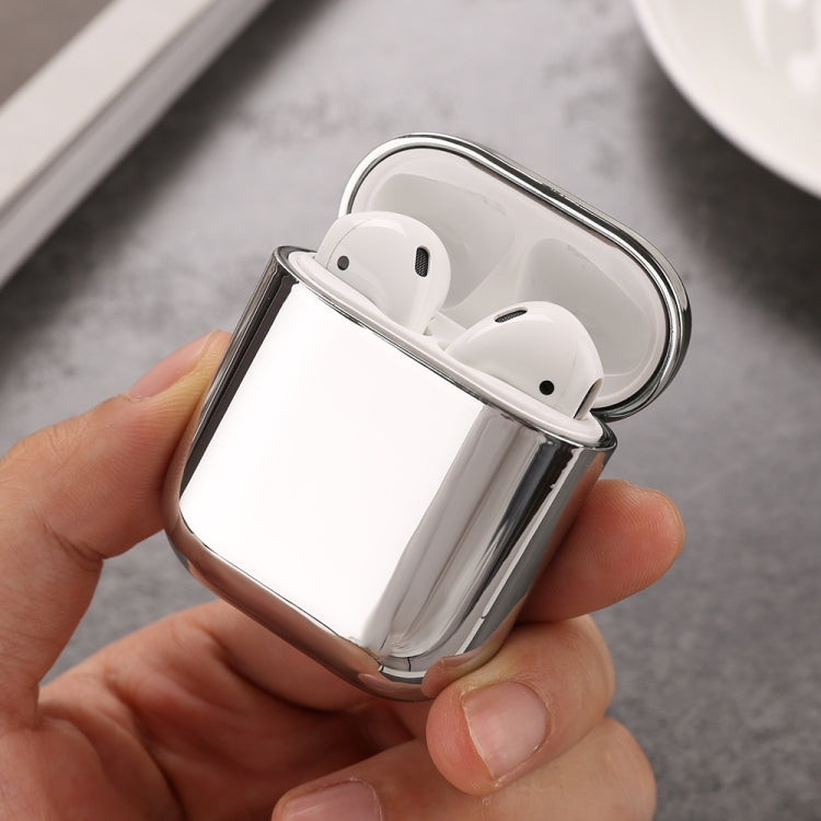 Split Electroplating TPU Earphone Protective Case with Hook, For AirPods 1/2, For AirPods 3������...