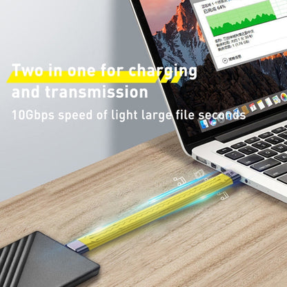 100W 10Gbps USB-C/Type-C to USB-C/Type-C FPC Flexible Data Cable, Length: 13.8cm�����������������...