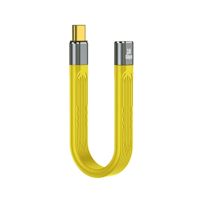 100W 10Gbps USB-C/Type-C Female to USB-C/Type-C Male FPC Flexible Data Cable, Length: 13.8cm�����...