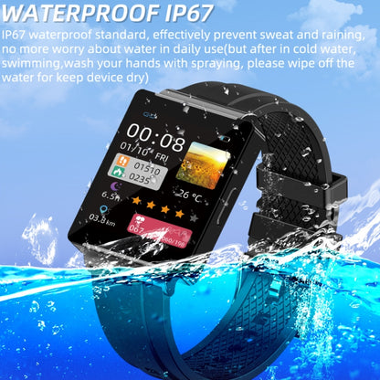 KS01 1.85 Inch Smart Watch Supports Blood Glucose Detection, Blood Pressure Detection, Blood Oxyg...
