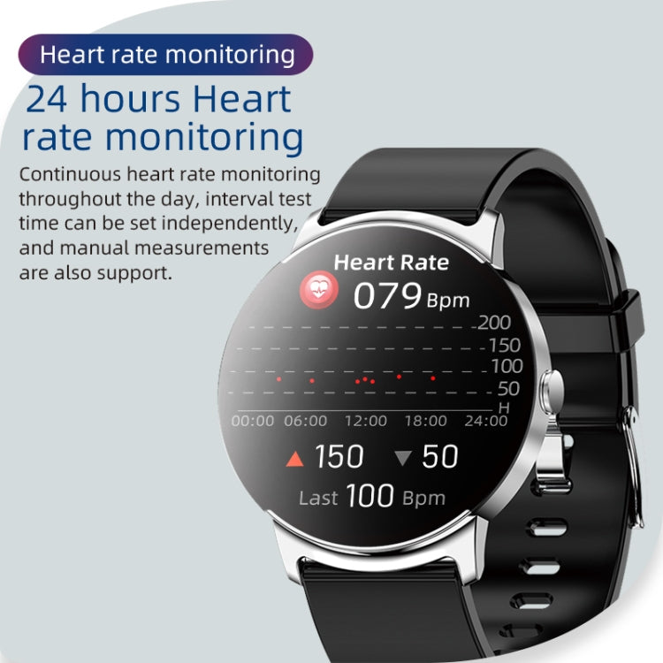 KS02 1.32 Inch Smart Watch Supports Blood Glucose Detection, Blood Pressure Detection, Blood Oxyg...