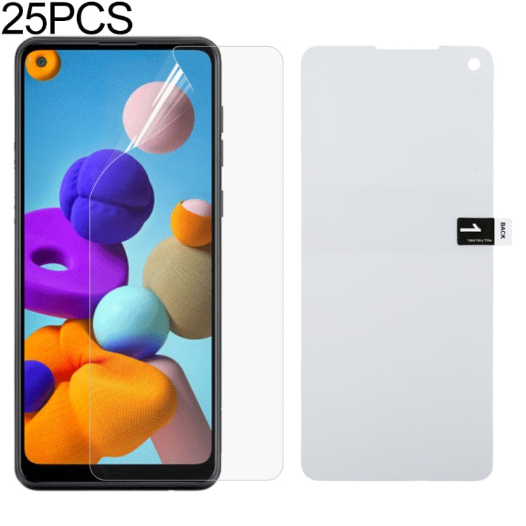 25 PCS Full Screen Protector Explosion-proof Hydrogel Film, For Galaxy A21, For Galaxy S20(25 PCS...