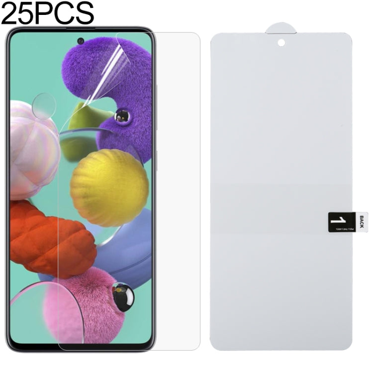 25 PCS Full Screen Protector Explosion-proof Hydrogel Film, For Galaxy A21, For Galaxy S20(25 PCS...