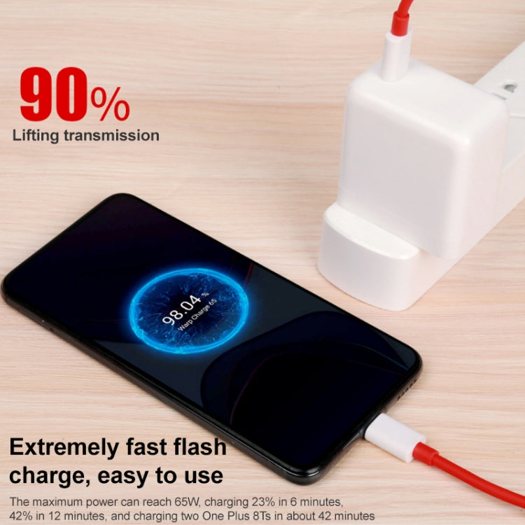 For OnePlus 9 65W Warp Flash Charging Mobile Phone Adapter, 65W Charger��������������������������...