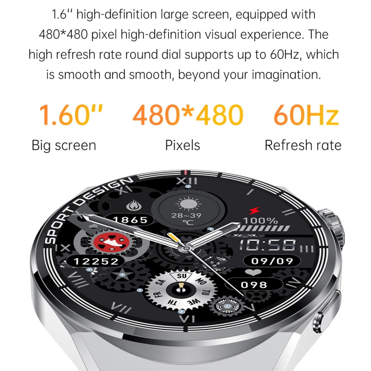 MD3MAX 1.39 inch Round Screen TPU Strap Smart Watch Supports Heart Rate Monitoring/Blood Oxygen M...